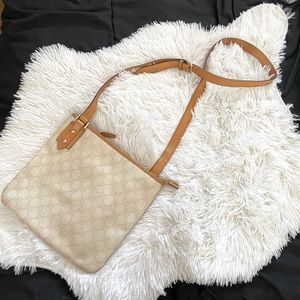 Gucci White Monogram Crossbody Bag